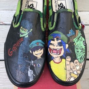 Custom Painted Gorillaz Vans